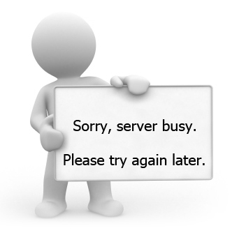 Sorry, server busy. Please try again later.